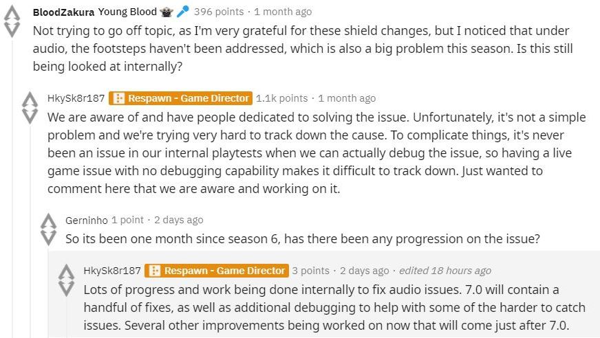 Apex Legends 足音が聞こえない問題はシーズン7からマシになるはず 開発者はオーディオ見直しに言及
